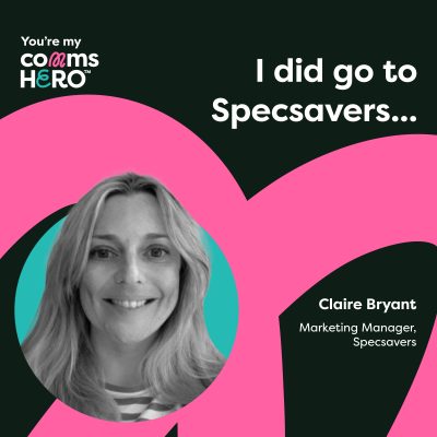 I did go to Specsavers – Claire Bryant